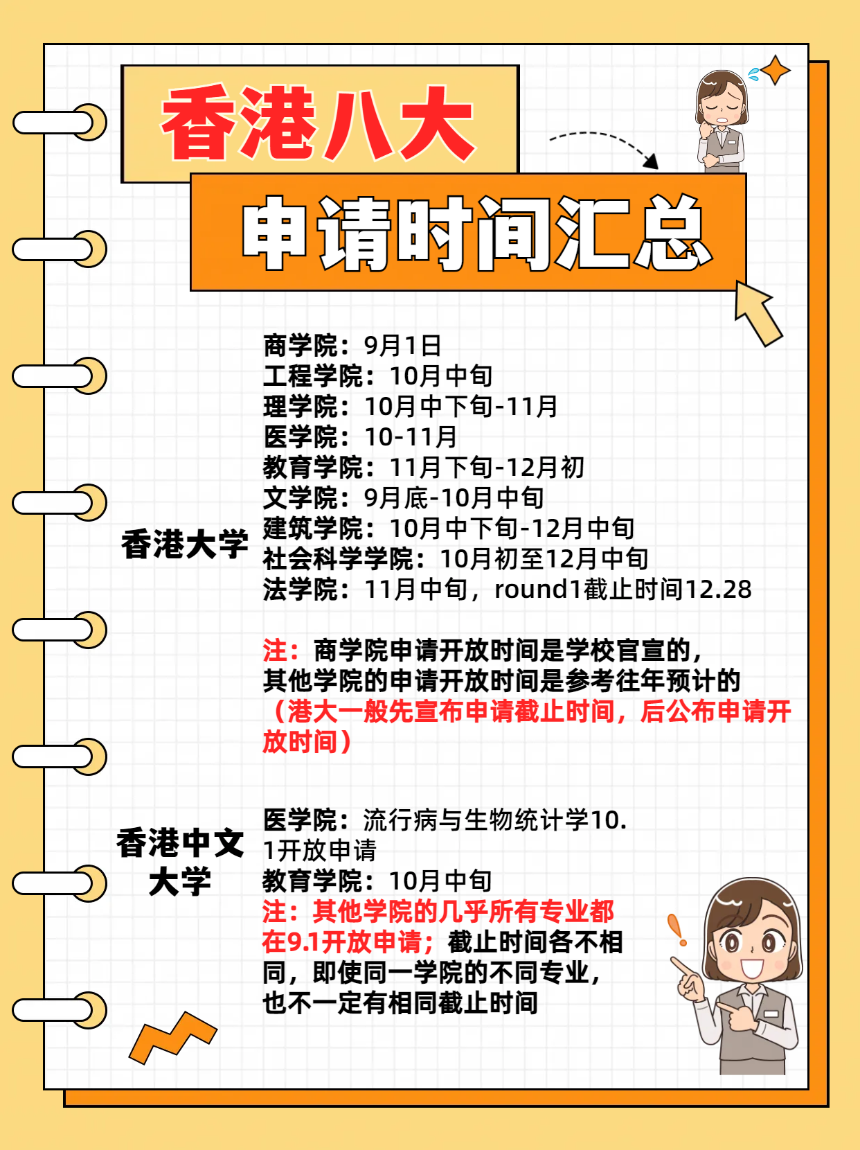 24fall港八大的申請(qǐng)時(shí)間千萬(wàn)別錯(cuò)過(guò)！