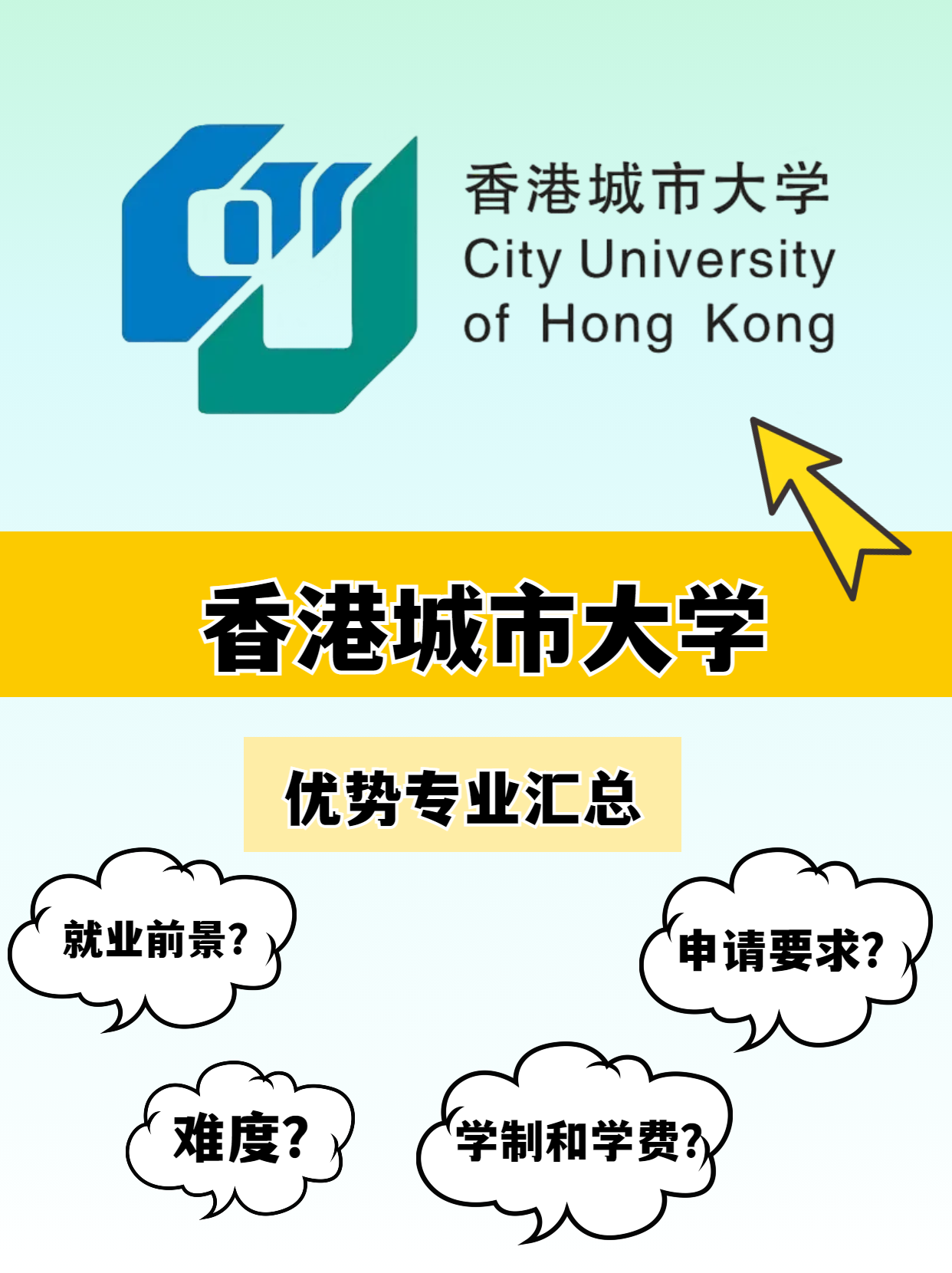 香港城市大學(xué)的優(yōu)勢(shì)專業(yè)有哪些？就業(yè)前景怎么樣？
