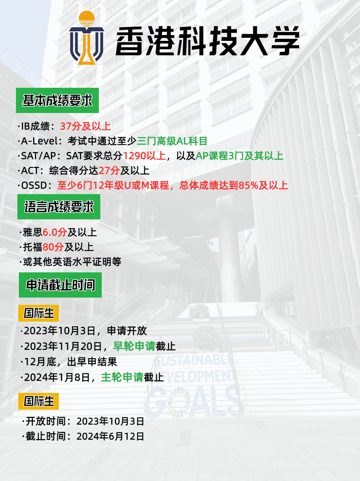 2024年香港科技大學(xué)本科申請要求、申請時間，別錯過了申請哦